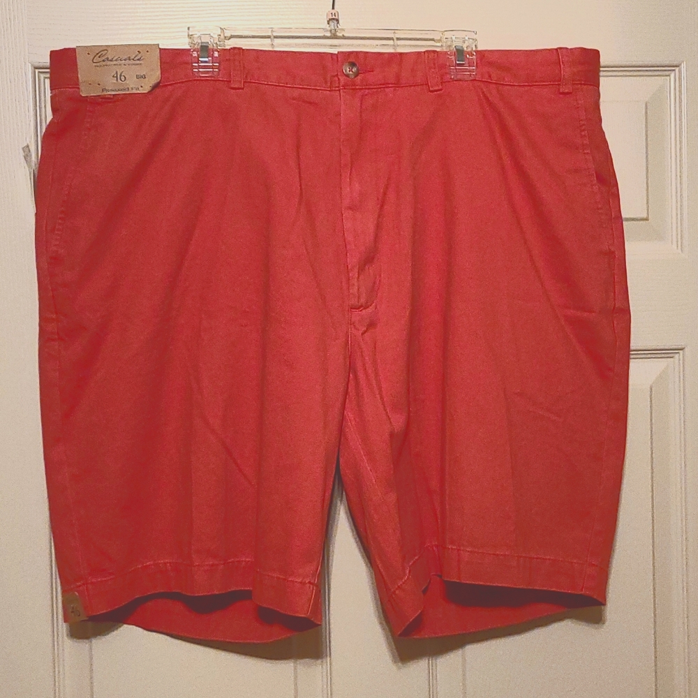 Roundtree & York Casuals, 46 BIG, 10 inseam, dark orange